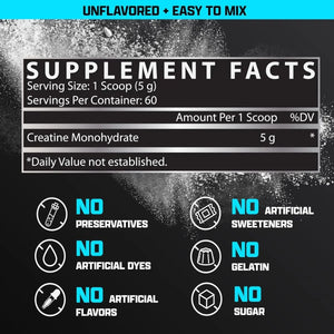 Nutrex Research Creatine Monohydrate - 60 Servings - KleanSource