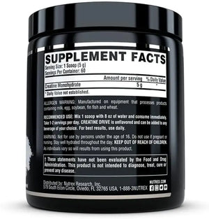 Nutrex Research Creatine Monohydrate - 60 Servings - KleanSource