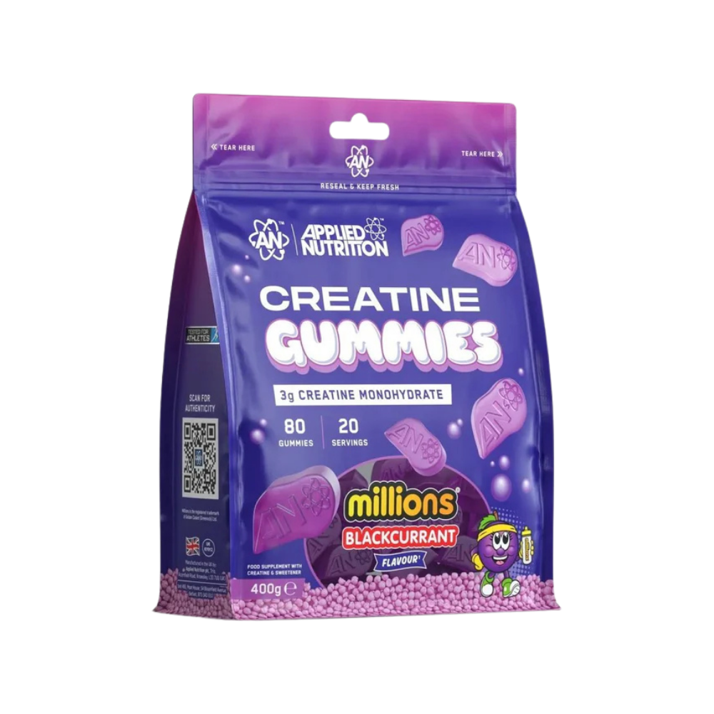 Applied Nutrition Creatine Monohydrate Gummies, 80 Gummies (Blackcurrant flavor)