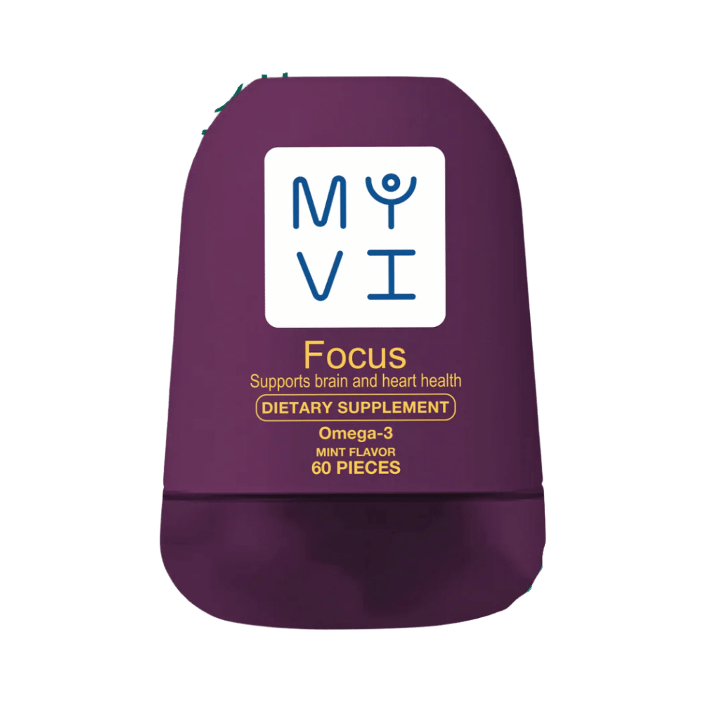 MYVI FOCUS, OMEGA 3, 60 Gummies ( Mint Flavor)