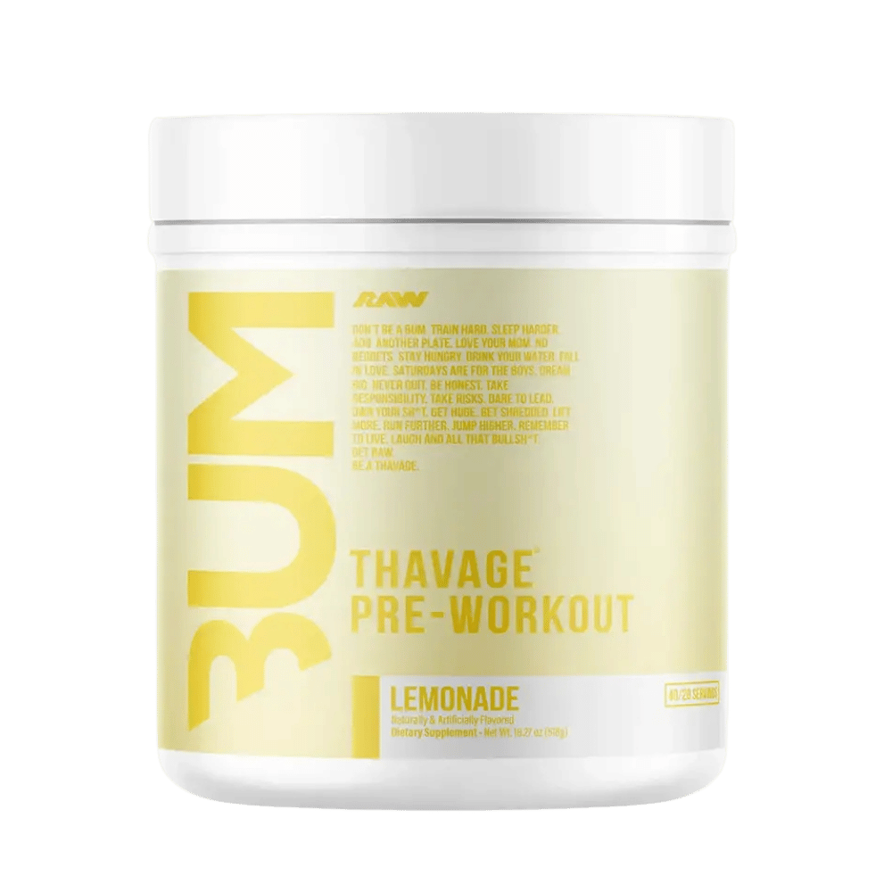 RAW THAVAGE Pre-workout, 40 servings ( Lemonade)