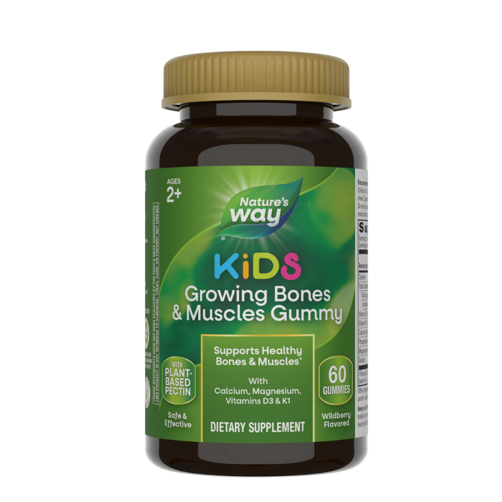 Nature's Way Kids Growing Bones & Muscles Gummies ( 60 Gummies)