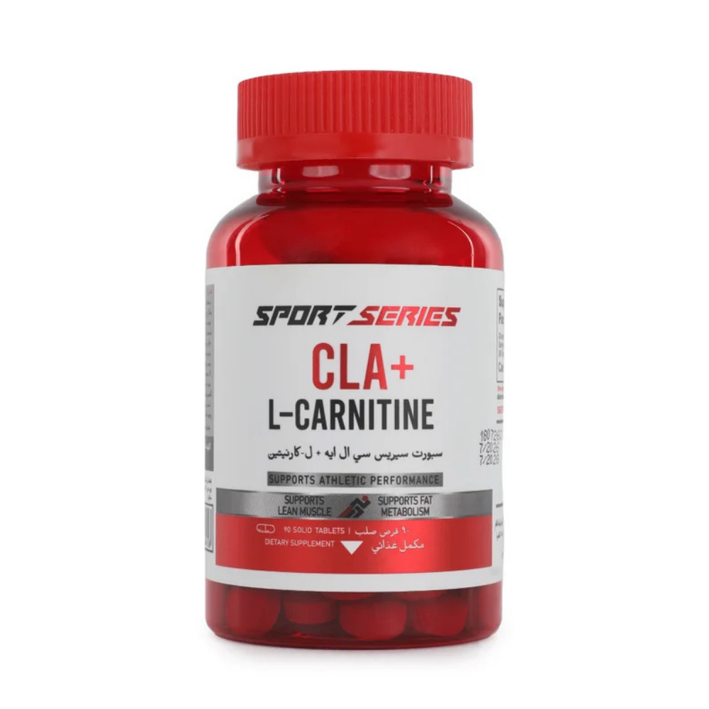 أقراص CLA + ل-كارنتين من سبورت سيريز | دعم حرق الدهون
