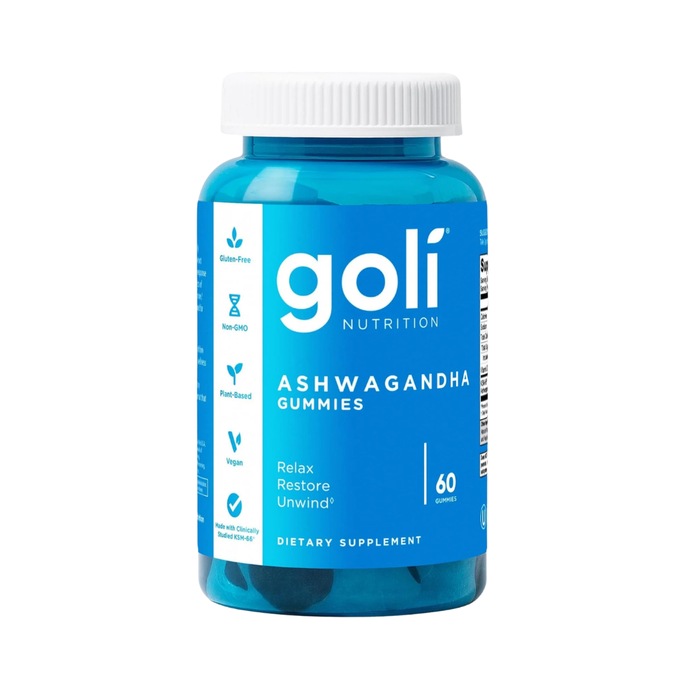 Goli Nutrition Ashwagandha & Vitamin D Gummies 60 Count – Vegan, KSM-66 + Vitamin D for Stress & Relaxation