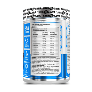 Yava Labs EAA Complex Essential amino Acids + BCAA (34 servings) - KleanSource