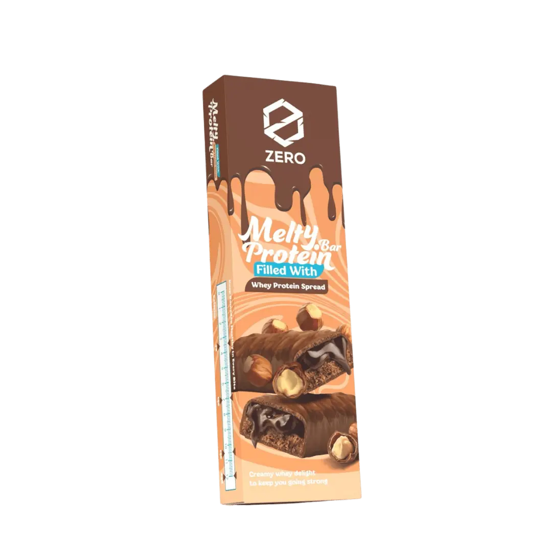 ZERO, Melty Protein Bar, 20g Protein (70g bar) hazelnut