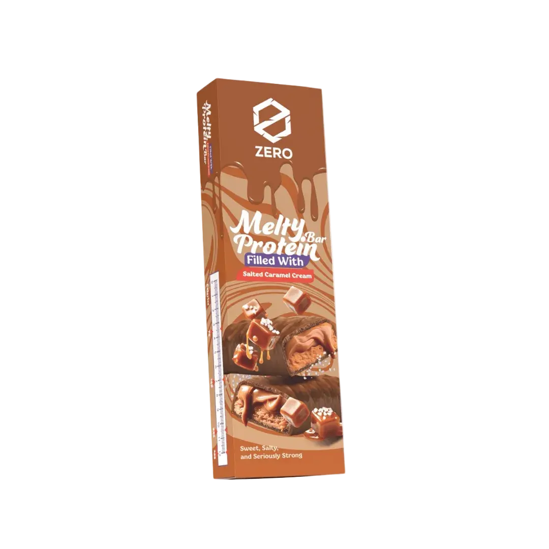 ZERO, Melty Protein Bar, 20g Protein (70g bar) salted caramel