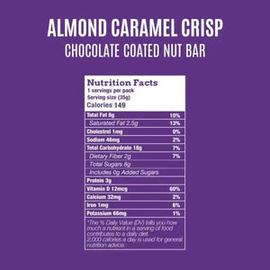 Own Snacks, Almond Caramel Crisp Bar, 35g - KleanSource
