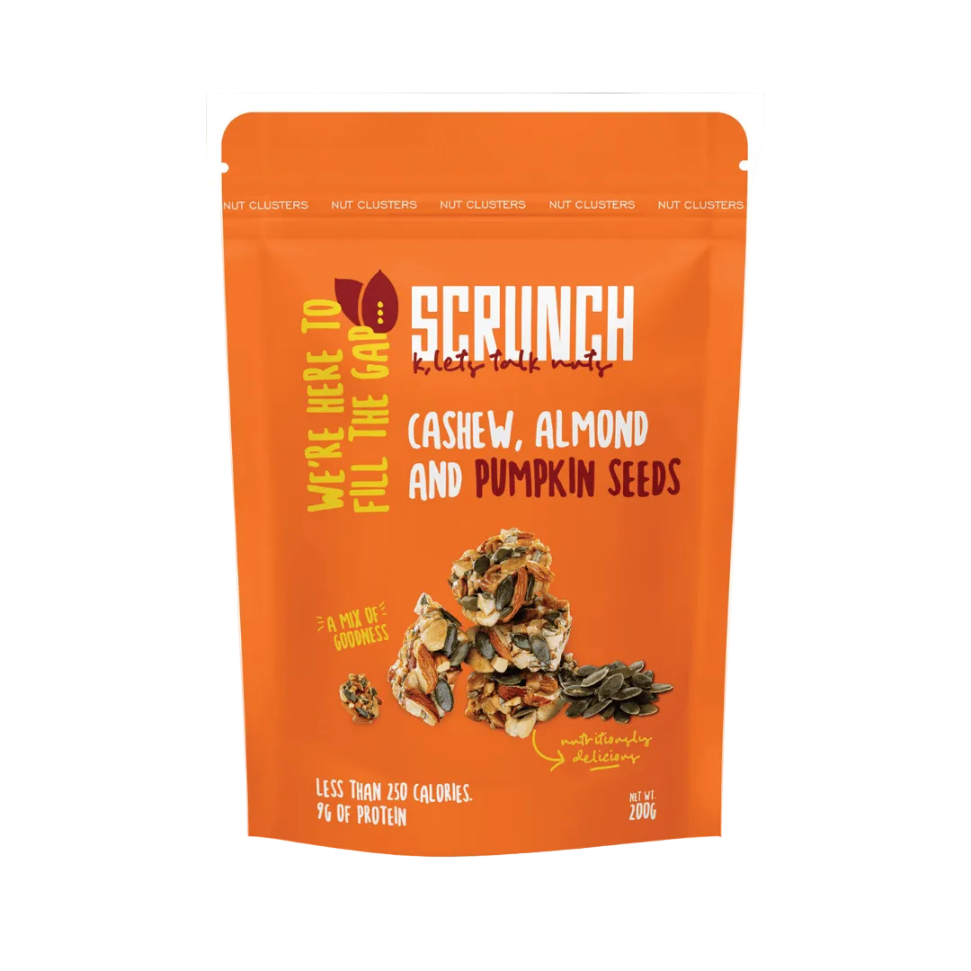 crunch cashew, almond, and pumpkin seeds mix  healthy food