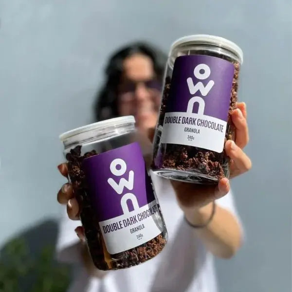 OWN Snacks, Double Dark Chocolate Granola - KleanSource