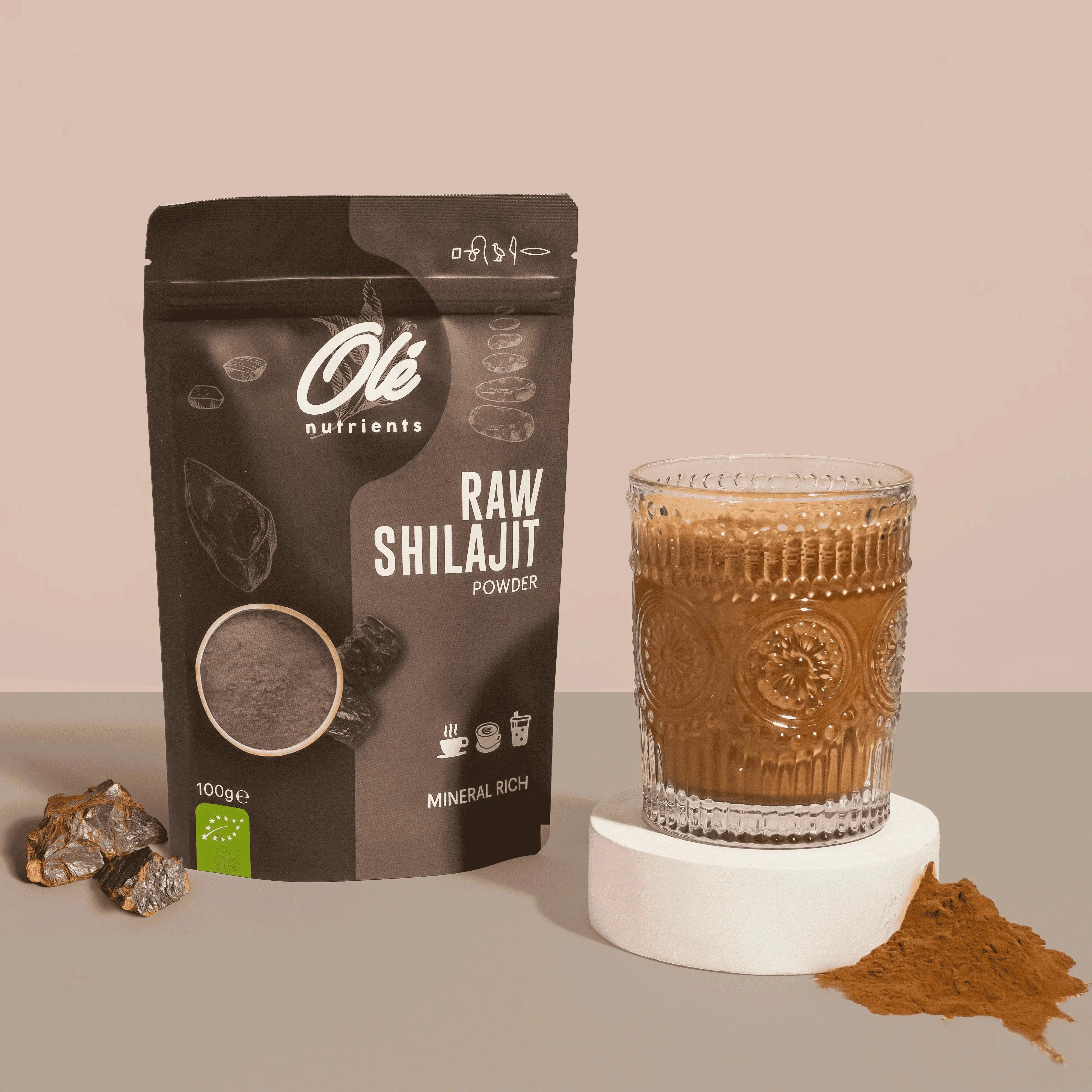 Ole Nutrients, Raw Himalayan Shilajit Powder 100g ( 70 Servings) Ole Nutrients