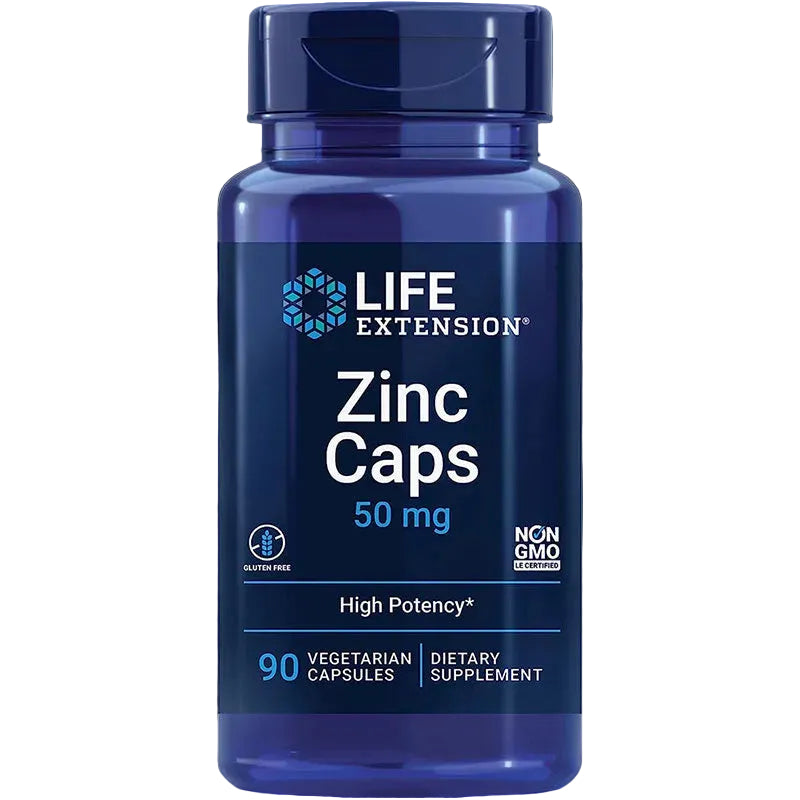 life extension zinc cap 50mg 90 capsules 