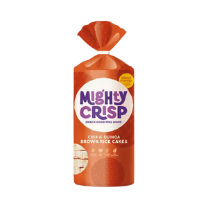 Mighty Crisp Rice Cakes, 106g - unsalted Brown Rice - KleanSource