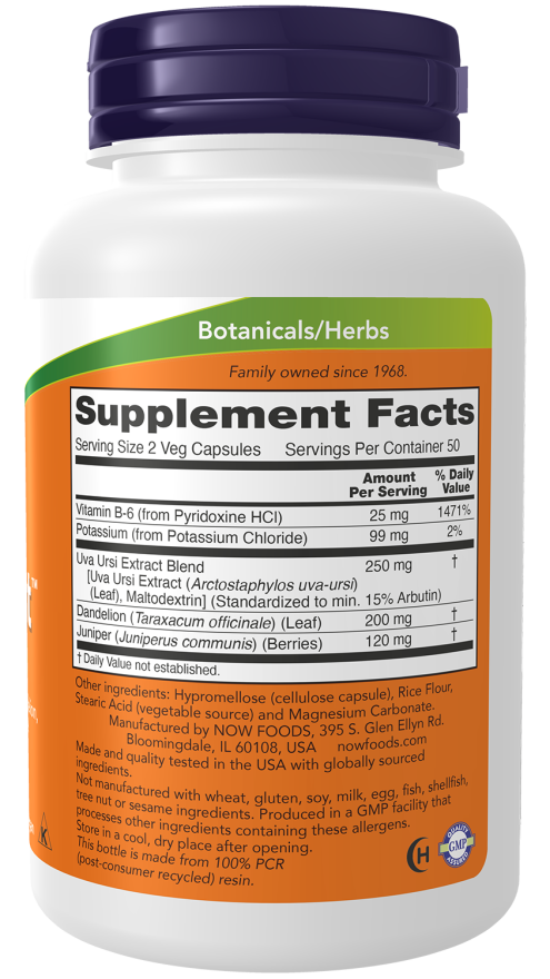 NOW Foods, Water out 100 Veg Capusles