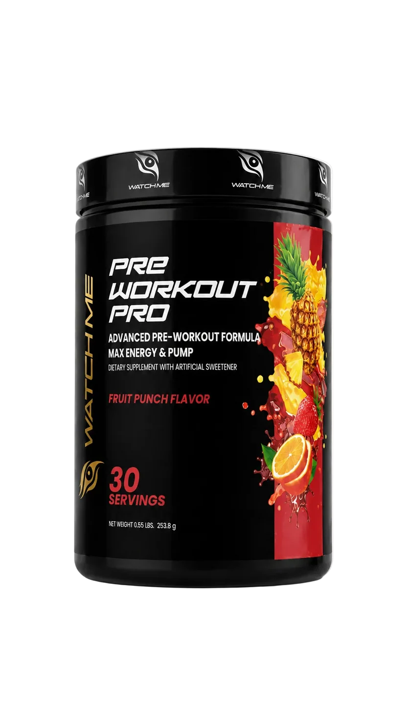 Watchme Pre Workout PRO Fruit Punch ( 30 servings)