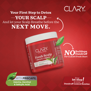 Clary Fresh Scalp Exfoliating Scrub with Matcha 300ml