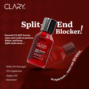 Clary Hair Serum for Split Ends Control and Shine 100ml