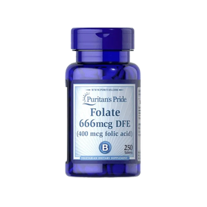 puritans pride folate 250 tablets 