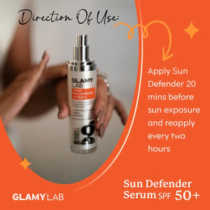 GLAMY LAB Sun Defender SPF 50+ 50 ml - KleanSource