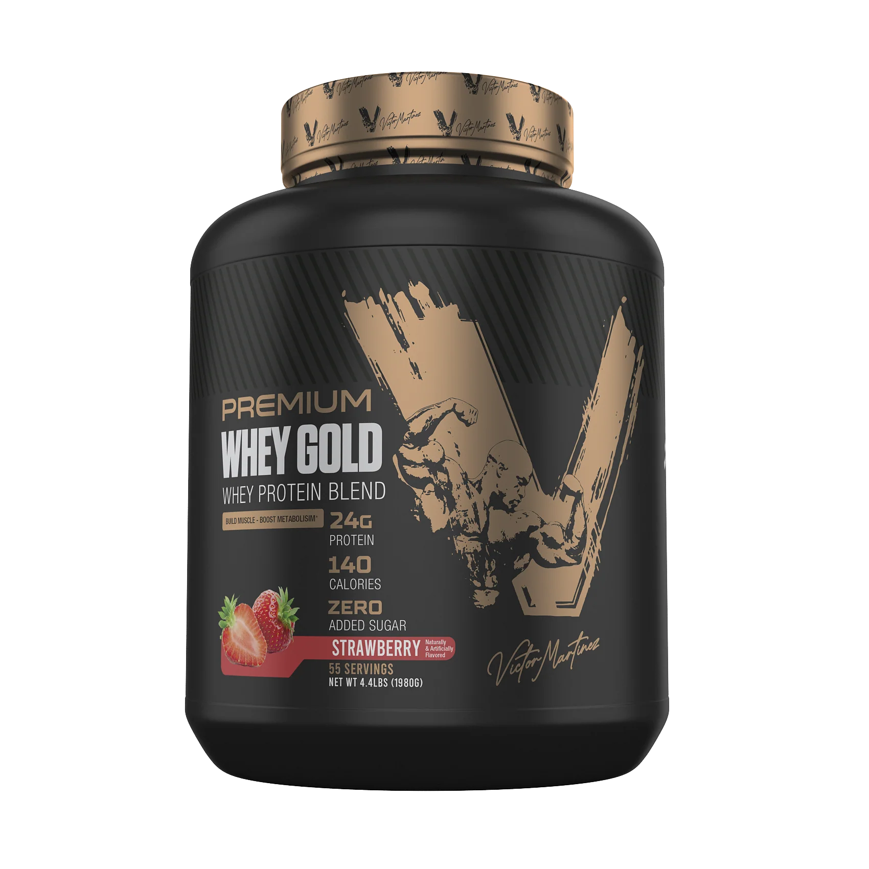 victor martinez Whey-Gold-4lbs strawberry