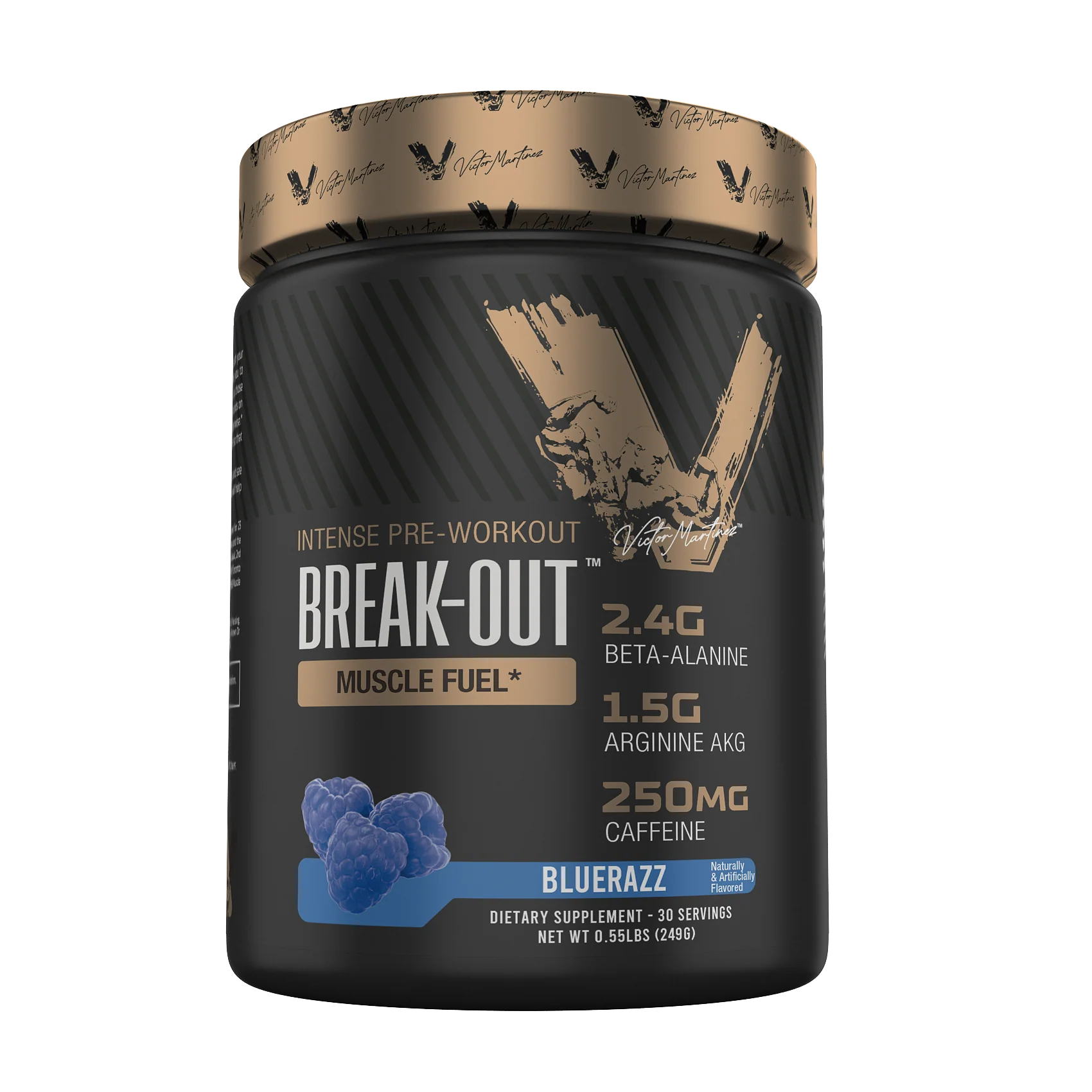 victor martinez preworkout blue razz
