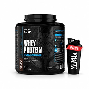 Limitless Alpha Whey Protein Concentrate 25g Protein (1kg), 30 servings