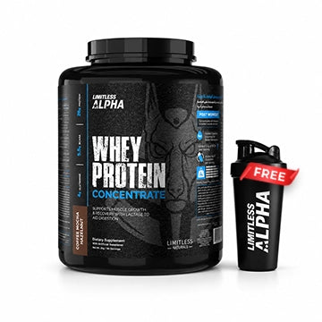 Limitless Alpha Whey Protein Concentrate 25g Protein (2kg) 60 servings